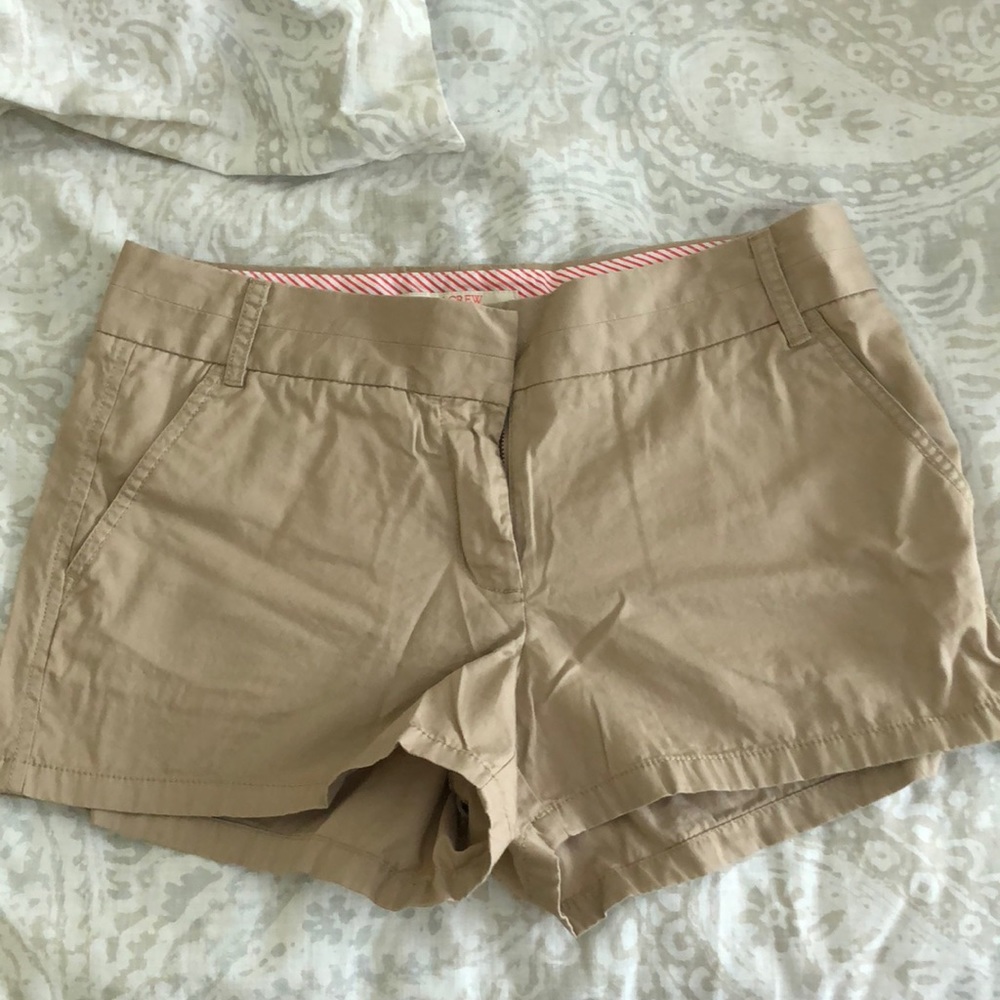 Like new J. Crew khaki shorts size 6